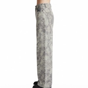 Vaqueros anchos de camuflaje forestal de tiro bajo con estampado de árboles, pantalones de mezclilla de moda urbana, ropa OEM ODM - Product Image 4