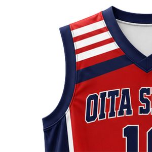 Men Women Basketball Jersey Blue <b>Red</b> Short Sleeve Athletic Sports Shirt Lightweight Comfortable Uniform for Game Practice - Product Image 6