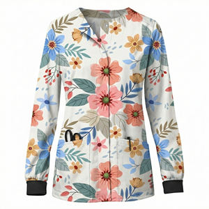 Chaquetas Quirúrgicas Personalizadas al por Mayor para Esteticistas, Chaqueta Médica con Botones Frontales y Mangas Largas, Proveedor de Chaquetas Quirúrgicas - Product Image 2