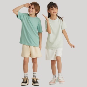 เสื้อยืดเด็กแขนสั้นผ้าฝ้ายออร์แกนิค 100% คุณภาพสูง สวมใส่สบาย ระบายอากาศได้ดี แห้งเร็ว ลายตัวอักษร สไตล์ฤดูร้อน - Product Image 2