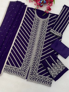 Dernier modèle de salwar kameez pour femme, tenue de mariée pour mariage, provenant d'un fournisseur et exportateur indien. - Product Image 2