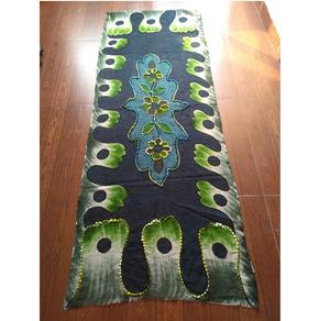 Bufanda de Lana Merino 100% Bordada a Mano de Lujo, 70x180cm, Suave y Acogedora para Todas las Temporadas, Chal Elegante y Moderno para Mujer, Premium - Product Image 5