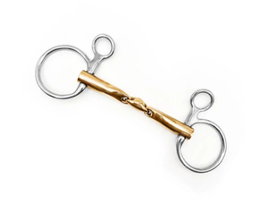 Baucher Horse bit สแตนเลสพร้อมดีไซน์แบบแขวนที่ไม่เหมือนใครบิตชุบทอง - Product Image 2