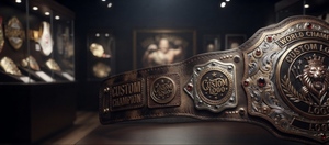 Ceinture de champion unisexe, durable, épaisseur 2 cm, taille haute, alliage de zinc, longueur 2,2 m, emballage personnalisé, équipement de lutte et d'arts martiaux - Product Image 3