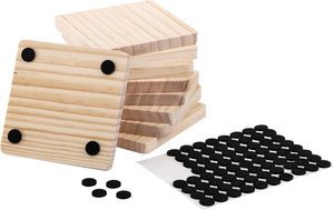 Best Selling Wooden <b>Coaster</b> Personalized Engraved Natural Wood <b>Drink</b> <b>Coasters</b> for Corporate Gifts Available At Best Price - Product Image 6