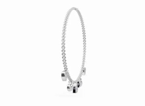 Pulsera Boudiccas Lightheart con Diamantes Cultivados en Laboratorio, 0.260 Quilates, 9 Piedras, Oro Amarillo, Rosa o Blanco de 9k, 14k o 18k, Estilo Minimalista y Delicado, 9 Piezas - Product Image 4