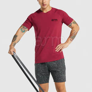 Camisetas de gimnasio personalizadas, ajustadas, de manga corta, para venta en línea, camisetas de gimnasio a bajo precio - Product Image 4