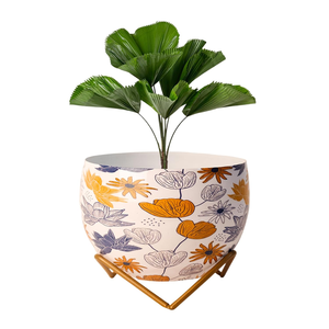 Maceta de Metal Multicolor con Soporte de Hierro, Decorativa para Plantas de Interior, para Decoración Moderna del Hogar, Sala de Estar y Dormitorio - Product Image 4
