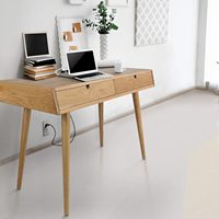Table de toilette en bois de chêne de style coréen, luxueuse, esthétique, au design délicat et pratique. Fabriqué au Vietnam