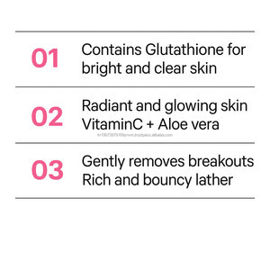 Jabón Aclarante Coreano para el Cuidado de la Piel con Aloe Vera, Glutatión y Vitamina C, para una Piel Radiante y Fresca - Product Image 5