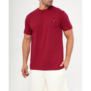 Camiseta Lisa de Algodón 100% de Alta Calidad para Hombre, Impresión de Logotipo Personalizado, Cuello Redondo, Manga Corta, Fabricada por Impact Flex Apparel - Product Image 1