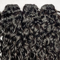 Extensions de Cheveux Humains Naturels Noirs Ondulés, Vierge, Non Transformés, à Cuticules Alignées, Vente en Gros pour Fournisseurs