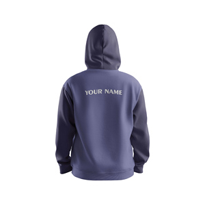 Sweat-shirt à capuche en polaire personnalisable pour homme, manches régulières, avec logo personnalisé, hiver - Product Image 2