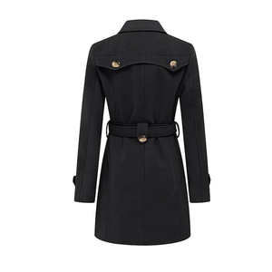 New Wholesale Fashion Winter Women's Long Waterproof Sheep Skin <b>Coat</b> Casual with Hood High Quality Unique Design - Product Image 4