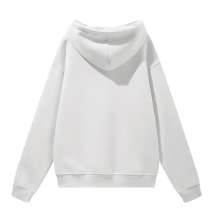 เสื้อฮู้ดดี้ปักลายขนาดใหญ่พิเศษสำหรับผู้ชาย ผ้าฝ้ายฟลีซ 100% เสื้อฮู้ดดี้แบบสวมหัว ยูนิเซ็กซ์ ผู้ผลิตเสื้อฮู้ดดี้ปักลายสีดำตามสั่ง - Product Image 2