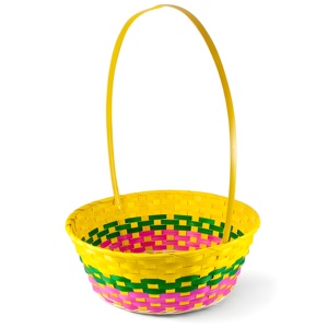 Colorful Wholesale <b>Easter</b> <b>Baskets</b> Top Selling Cheapest Price Empty Natural Bamboo <b>Basket</b> for <b>Gifts</b> Holidays - Product Image 3