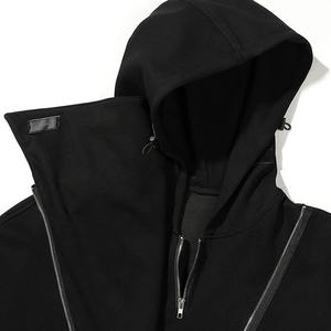 Sudadera Techwear Táctica Urbana con Múltiples Cremalleras y Cuello Alto Estilo Ninja, Cyberpunk, Harajuku, Oversize para Hombre - Product Image 5