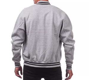 Baseball Varsity College Letterman Fleece Jacket High Quality Polyester & Cotton Varsity Baseball Jacket for <b>Men</b> Manufacturer - Product Image 6