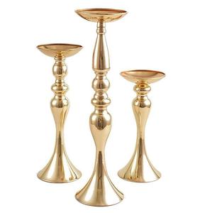 Candelabro Antiguo de Moda para Decoración Interior y Exterior del Hogar, Pilar de Metal y Aluminio para Bodas y Fiestas - Product Image 4