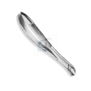 Forceps d'extraction dentaire Cook pour molaires supérieures, finition polie, acier inoxydable, instrument chirurgical manuel, certifié CE Classe I - Product Image 3