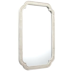 กรอบกระจกไม้ทาสีขาว ตกแต่งผนังรูปสี่เหลี่ยมผืนผ้า กระจกตกแต่งห้องน้ำ สำหรับห้องนั่งเล่นและทางเดิน - Product Image 4