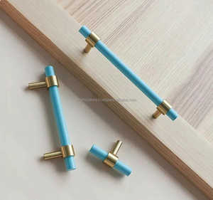 ตู้แบบดึงลิ้นชักโลหะชุบเหล็กด้วยหินอ่อนและทองเหลืองสุดหรู - Product Image 5