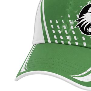 Green <b>White</b> <b>Cricket</b> Cap Adjustable Outdoor Sports Hat Team Match Headwear Training Accessories Casual Sun Protection Cap - Product Image 4