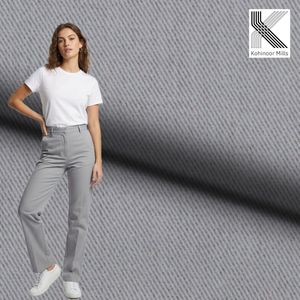 Tela Tweed 4/2 de 295 g/m², 100% Algodón, Teñida con Hilo, Acabado Suave Color Durazno, Ecológica, Peso Medio, para Pantalones y Chaquetas de Hombre, Otoño - Product Image 2