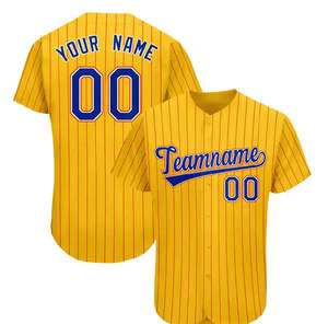 Uniforme de Béisbol Personalizado para Hombre, Transpirable, 100% Poliéster, Jersey de Manga Corta, Fusión sin Costuras, Ligero, Holgado, Diseño Sólido - Product Image 4