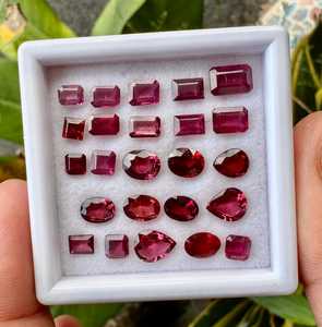 Piedras sueltas de granate rodolita natural, color rosa y morado, para la fabricación de joyas, anillos, colgantes, pendientes, alta calidad - Product Image 5