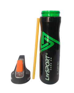 ขวดน้ำขนาด 500 มล. ปราศจากสาร BPA พร้อมหูหิ้ว ขวดน้ำรักษ์โลก อุปกรณ์จำเป็นสำหรับออกกำลังกายและการเดินทาง ขวดน้ำสำหรับเดินทาง - Product Image 2