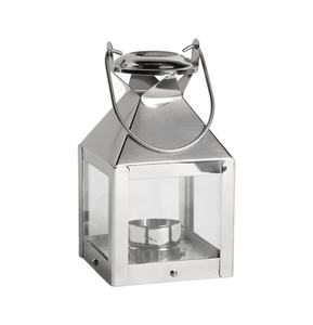 Linterna de vela para interiores y exteriores, mini linterna cuadrada, linternas decorativas de metal para decoración del hogar, ideal para Navidad y eventos. - Product Image 1