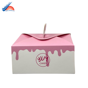 Caja de Regalo para Pastel de Cartón con Ventana |   Opción de Personalización de Marca - Product Image 2