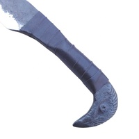 Couteau Viking tête de corbeau Odin de qualité supérieure, tête d'oiseau, forgé à la main, lame en acier à haute teneur en carbone, gaine en cuir