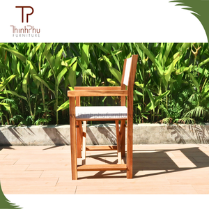 Fauteuil pliant en bois écologique Love Contemporary pour l'extérieur, le salon, les pique-niques et la pêche - Product Image 5