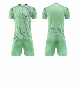 JERSEY DE FÚTBOL DE MALLA DE MANGA CORTA CON CUELLO REDONDO DE SECADO RÁPIDO 100% POLIÉSTER CON ESTAMPADO PERSONALIZADO POR TRANSFERENCIA TÉRMICA 2026 DEL FABRICANTE, UNISEX - Product Image 1