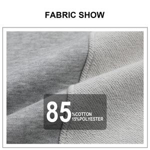 Gran oferta, sudaderas mezcladas de algodón para hombre de alta calidad, básicos informales de invierno con patrón sólido, recién llegado - Product Image 6
