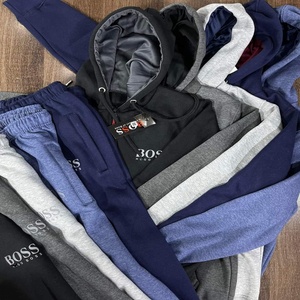 Conjunto Deportivo para Hombre, Invierno, Estampado, Transpirable, 100% Poliéster, Marca Bangladesh Surplus Apparel Stock Lot, Sudadera con Capucha y Pantalones Deportivos - Product Image 2