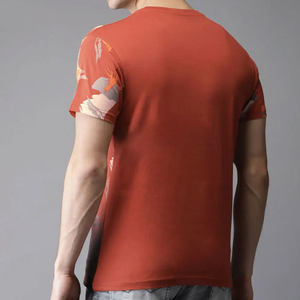 Camiseta de Cuello Redondo con Estampado de Letras para Hombre, 100% Algodón, Transpirable, de Secado Rápido, Ropa Deportiva, Camisetas Sublimadas - Product Image 3