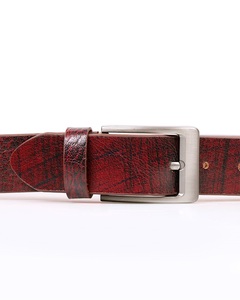 High Quality Vintage Trendy Casual <b>Belt</b> Genuine Leather Heavy Duty Lightweight Solid Design Custom Letter Copper <b>Buckle</b> - Product Image 5