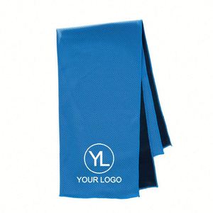 Serviette de sport à séchage rapide avec logo personnalisé, serviette rafraîchissante instantanée en microfibre pour l'entraînement en salle de sport - Product Image 1