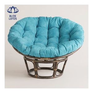 Silla Papasan Favorita de los Clientes 2026, Estructura de Bambú, Cojín Acogedor para Asientos Interiores y Rincón de Meditación, Uso Confortable - Product Image 2