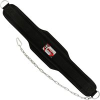 Ceinture de musculation en gros avec boucle, chaîne en acier et néoprène antidérapant pour une protection avancée unisexe pour squats et tractions en salle de sport