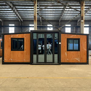 2 chambres avec panneaux solaires, maison conteneur pliable et extensible de 20 pieds pour camping - Product Image 2