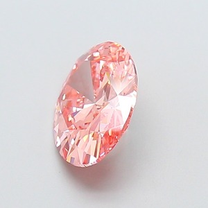 Diamant CVD ovale rose vif fantaisie cultivé en laboratoire, clarté VS1, polissage excellent, pierre précieuse non montée pour la création de bijoux sur mesure, 2,05 carats - Product Image 2
