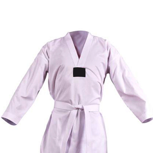 Uniforme de Taekwondo Blanco 100% Algodón Unisex para Adultos Transpirable de Corte Regular de una Pieza para Artes Marciales - Product Image 3