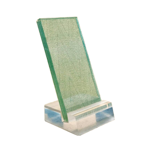 แผงกระจกนิรภัยลามิเนตแบบ MG-02แผงไม้ไผ่สีสันสดใสสำหรับใช้ในอุตสาหกรรมผ้าม่านห้องรับประทานอาหารติดผนังบันไดเรือนกระจก - Product Image 1