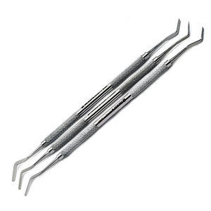 Juego de 3 Espátulas Dentales Heidman de Acero Inoxidable para Mezclar y Aplicar, Uso Médico, Instrumentos de Laboratorio - Product Image 3