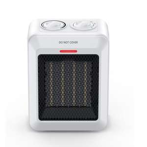 Calentador Eléctrico 220V para Hogares de hasta 249 pies², Carcasa de Plástico, Control Mecánico, Modelo MA-PTC-SH011, Negro - Product Image 3