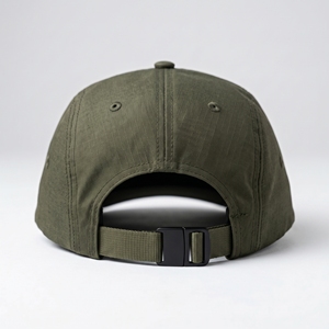 Olive Green Nylon Camp <b>Cap</b> Adjustable 5 Panel Snapback Hat <b>Camo</b> Underbrim Casual Flat Brim Outdoor Sports <b>Cap</b> Streetwear - Product Image 3